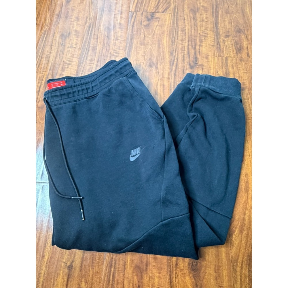 Nike Tech Fleece Jogger Pants Mens SZ 2XL Black 805162-010 Athletic Sweatpants